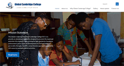 Desktop Screenshot of globalcambridgecollege.com